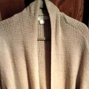 So Soft, Barefoot Dreams Oversized Sweater, Cream Colored, Large